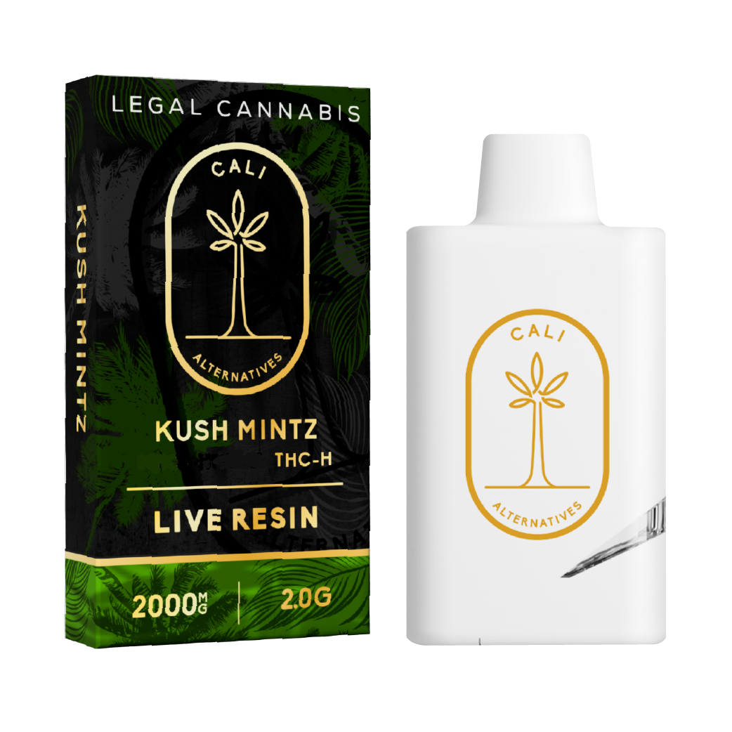 Kush Mintz Live Resin THC-H 2g Disposable by Cali Alternatives