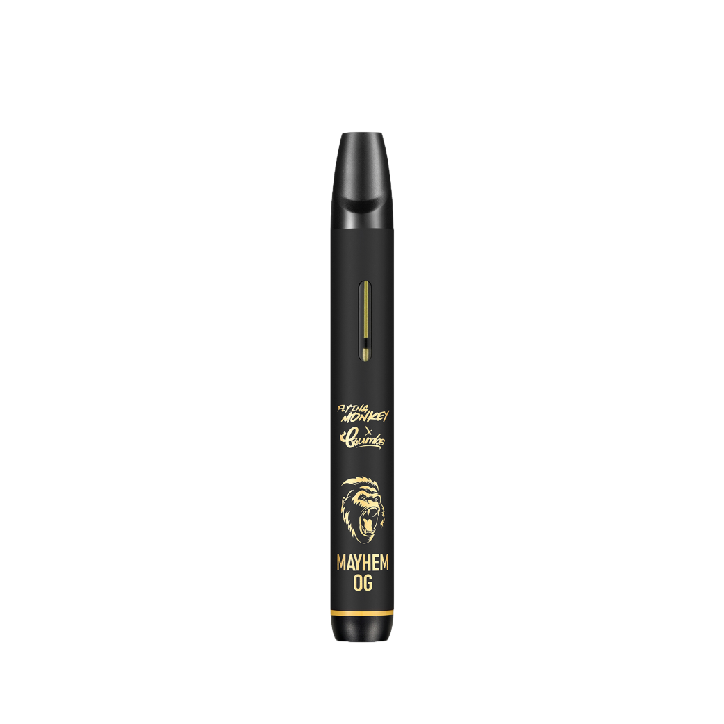 Mayhem OG King Kong Edition Delta 8 + Delta 10 + THC-H + THC-JD 2.5g Disposable by Flying Monkey x Crumbs