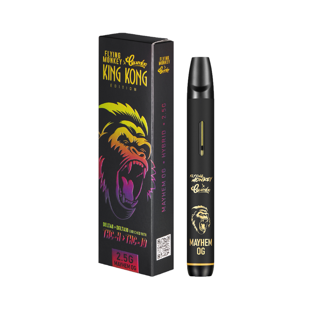 Flying Monkey x Crumbs Mayhem OG King Kong Edition 2.5g Disposable