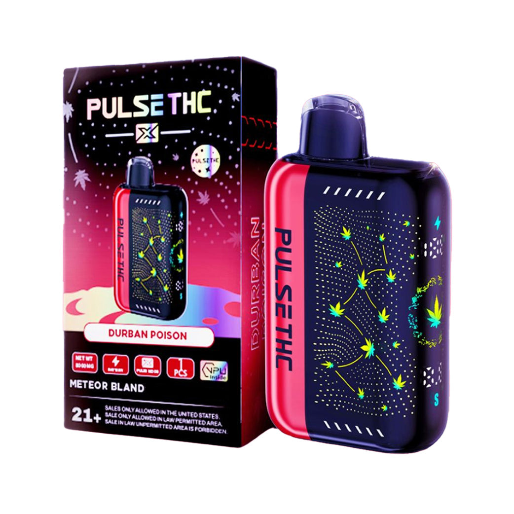 Durban Poison Meteor Blend THC-P + Delta 9 + THC-H 5g Disposable by Pulse THC X