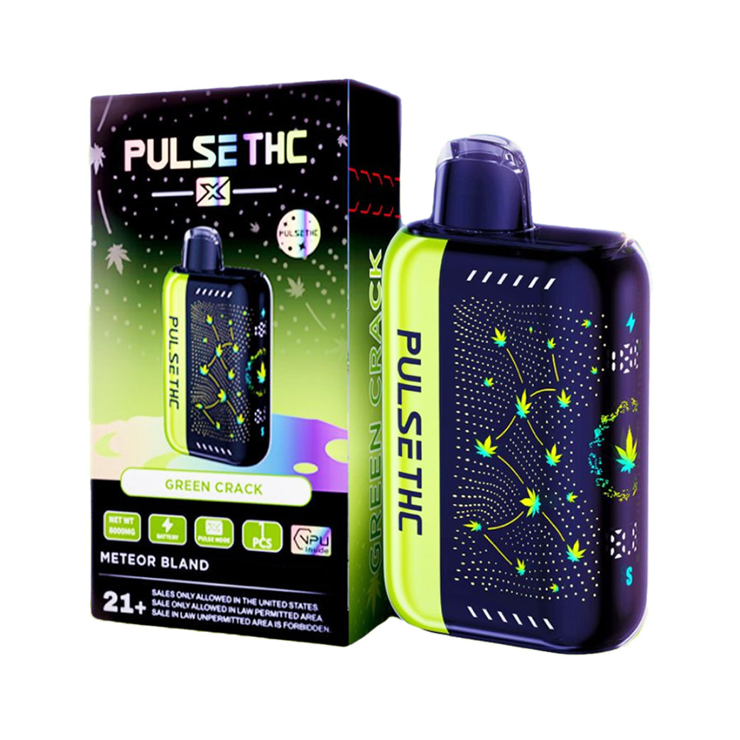 Green Crack Meteor Blend THC-P + Delta 9 + THC-H 5g Disposable by Pulse THC X