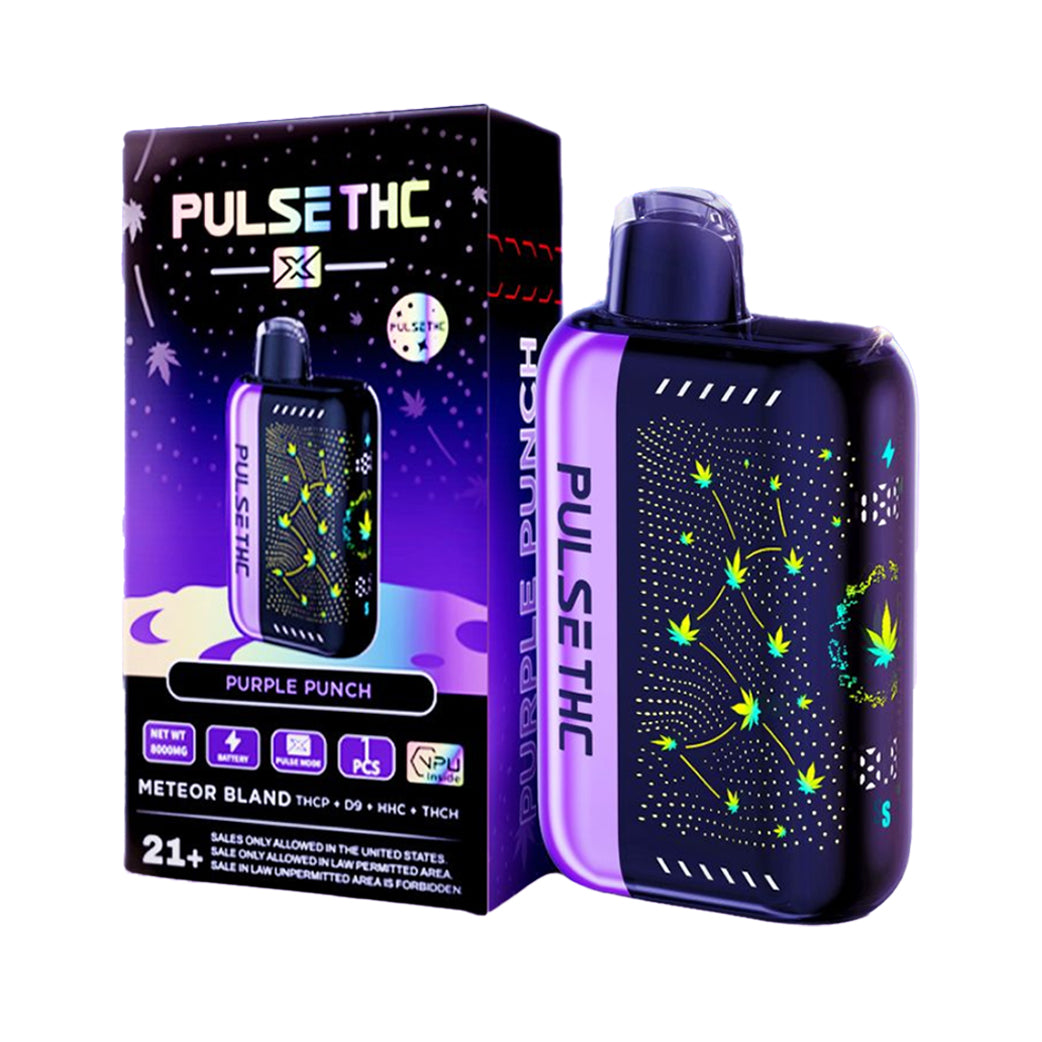Purple Punch Meteor Blend THC-P + Delta 9 + HHC + THC-H 5g Disposable by Pulse THC X