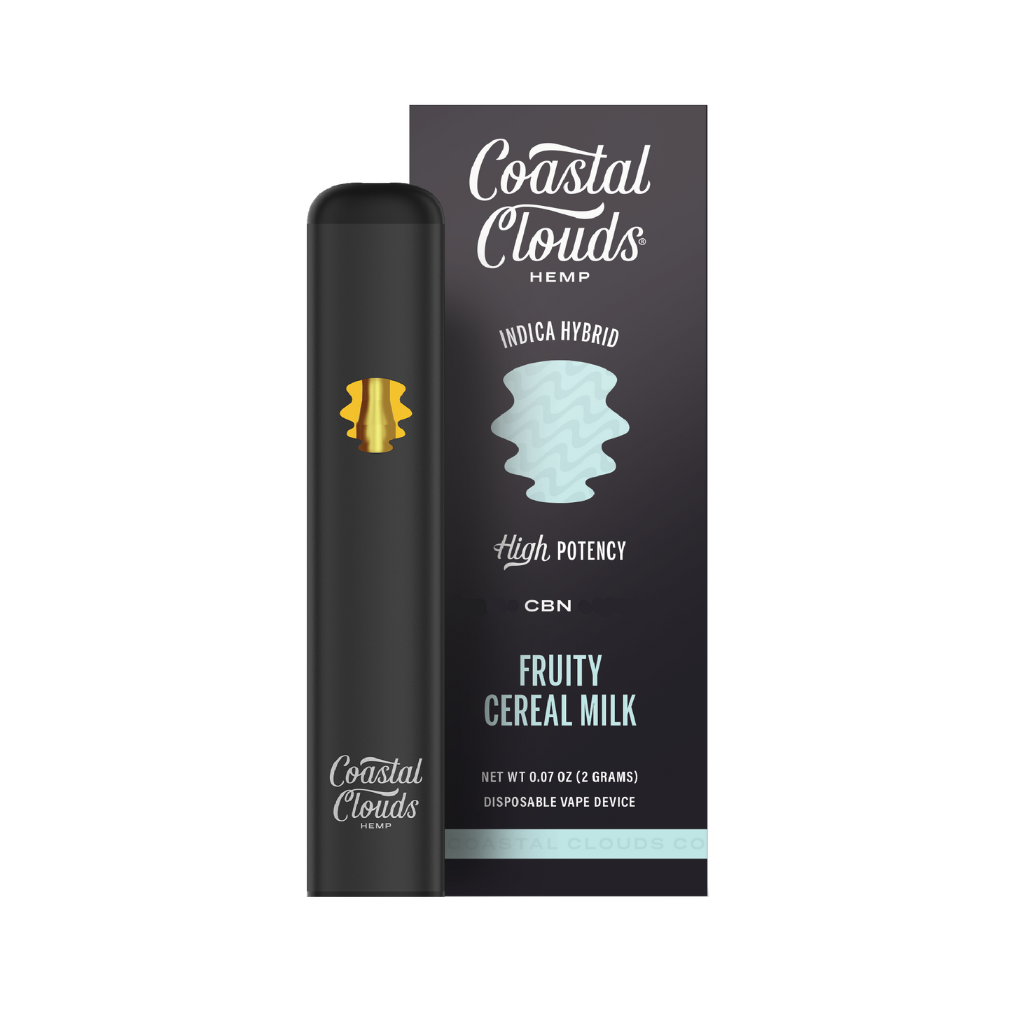 Fruity Cereal Milk CBN 2g Disposable by Coastal Clouds Hemp