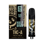 Blue Face THC-A + THC-P + THC-8 2g Cartridge by Half Bak'd