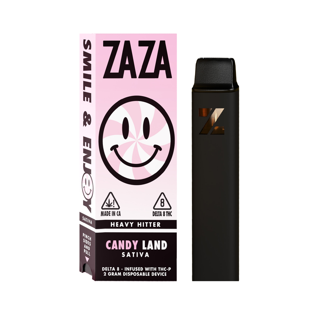 Zaza Heavy Hitter Candy Land D8 + THCP 2g Disposable CBDDEALS