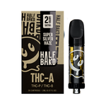 Super Silver Haze THC-A + THC-P + THC-8 2g Cartridge by Half Bak'd