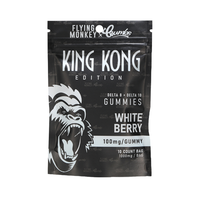 White Berry King Kong Edition Delta 8 + Delta 10 1000mg Gummies by Flying Monkey x Crumbs