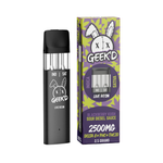 Blackberry Kush & Sour Diesel Sauce Live Resin Delta 8 + PHC + THC-JD 2.5g Disposable by Geek'd Extracts