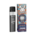 King Louis Gas & Ghost Train Haze Live Resin Delta 8 + PHC + THC-JD 2.5g Disposable by Geek'd Extracts