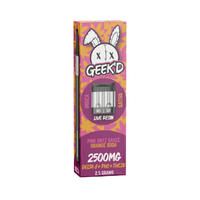 Pink Runtz Sauce & Orange Soda Live Resin Delta 8 + PHC + THC-JD 2.5g Disposable by Geek'd Extracts