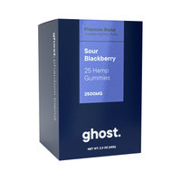 Sour Blackberry Phantom Blend Live Resin Delta 6 + THC-X + THC-B 2500mg Gummies by Ghost